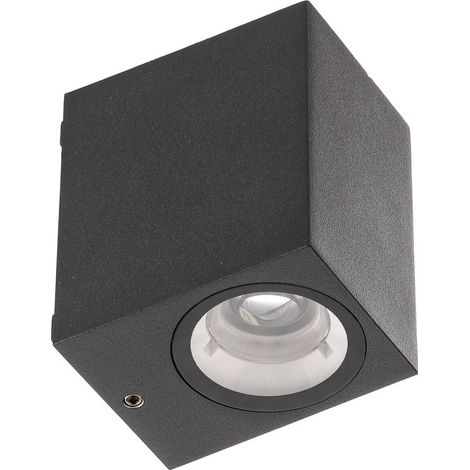 LED-vägglampa utomhus "TAVI" aus aluminium / grå / zink von Lucande