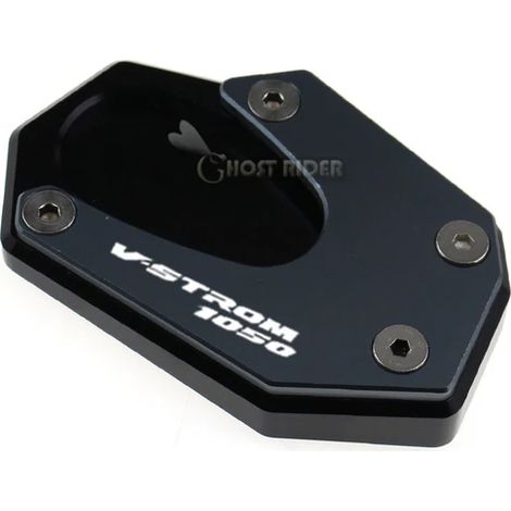 (Titane) Compatible avec SUZUKI V-Strom DL 1050 XT DL1050XT 2020-2021 : extension de béquille latérale, plaque de support maxpower (1/4)
