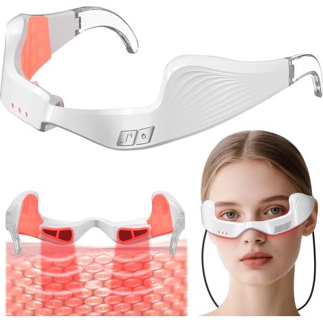 Under the red light eye therapy device,  650nm red light therapy eye massager to relieve eye bags,  eye fatigue,  dark circles