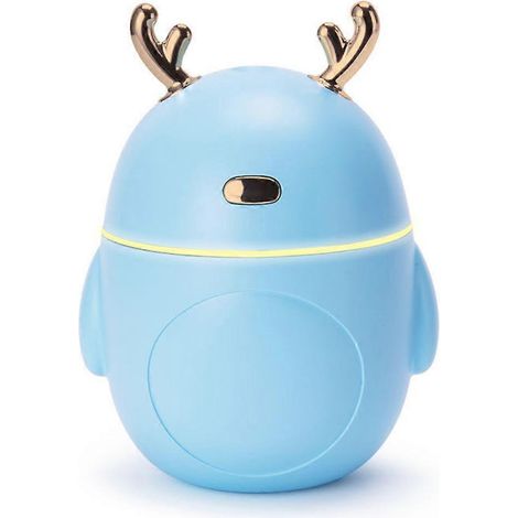 Mini humidificateurs, petit humidificateur pour chambre, maison, voyage, bureau et plantes - Bleu (1/5)