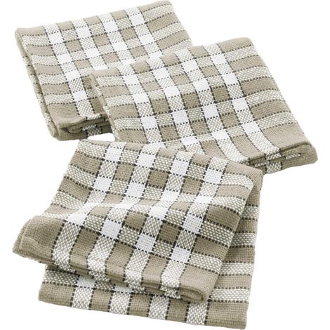 douceur d'intérieur, 3 tovaglioli da tavola (45 x 45 cm) Traditio lino, cotone operato