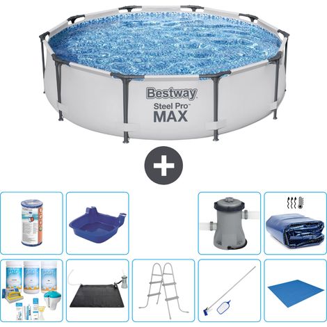 Bestway Bestway Steel Pro MAX Ronde - 305x76 cm - 10-pièces S21661 (1/5)