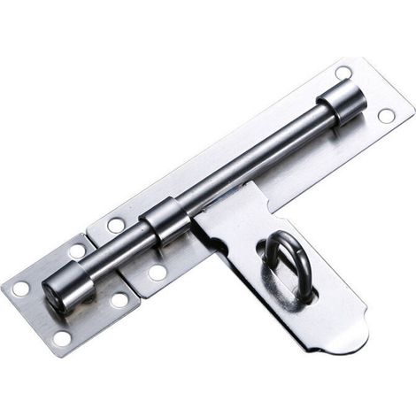 Ulisem Loquet de Porte Serrure Porte Verrou Loquet Porte Loquet de Verrou Boulon à Glissière Loquet de Portail en Acier Inoxydable pour Entrepôt Garage Grange Portail Cour Porte (1/5)
