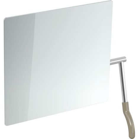 HEWI 802.01.100R 86 miroir basculant, levier à droite (1/2)