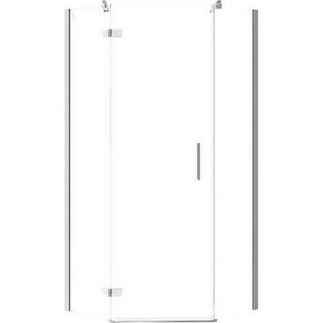 Cersanit Jota - Duschecke 90x90 cm, links, Chrom/Klarglas S160-014 (1/2)