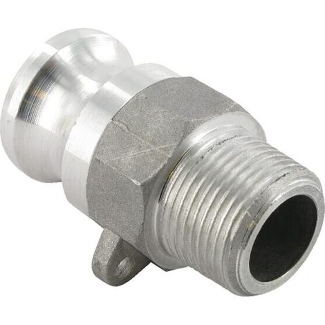 Camlock Tipo F 3/4" rosca macho aluminio UNIVERSAL HCN100FAL019