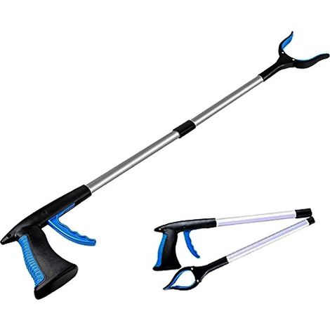 Pince de préhension extra longue, légère et confortable, idéale pour ramasser les déchets et les résidus de jardinage, notamment pour les personnes âgées.-AquaForge (1/5)