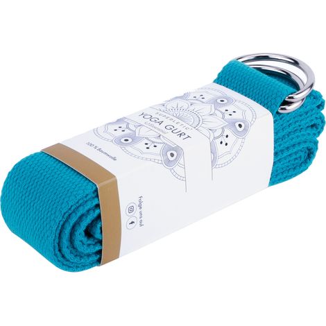 Siddha Yogagürtel Essential 250x3,8cm Baumwolle aufrollbar (1/5)