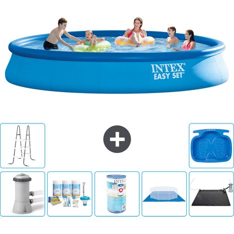 Intex Piscine Easy Set Ronde - 457x84 cm - 8-pièces S41211 (1/5)