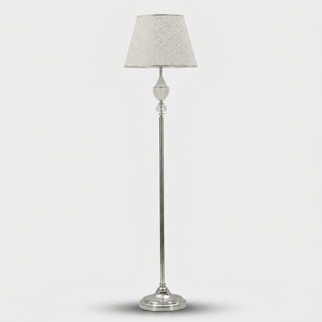 Lampada da terra in ferro e tessuto Kody (1/5)