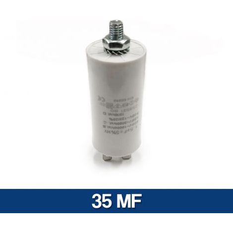 CONDENSATORE MOTORE ELETTRICO ELETTROPOMPA DA 1 A 80 MF MICROFARAD 450 V 10976V 35 MF (34950) (1/2)