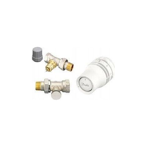 Danfoss Thermostat-Kit Nickel für Zentralheizung