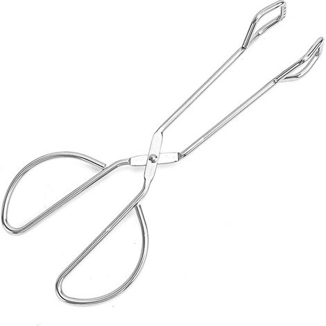 Pinces Ciseaux En Acier Inoxydable - 25 cm - Pour Cuisine Barbecue Pâtisserie Salade - 1 Pièce (1/5)