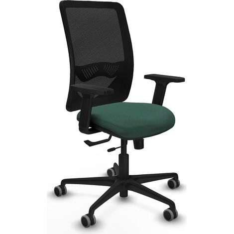 Silla de oficina piqueras y crespo Zulema negro reposabrazos ajustables (1/2)