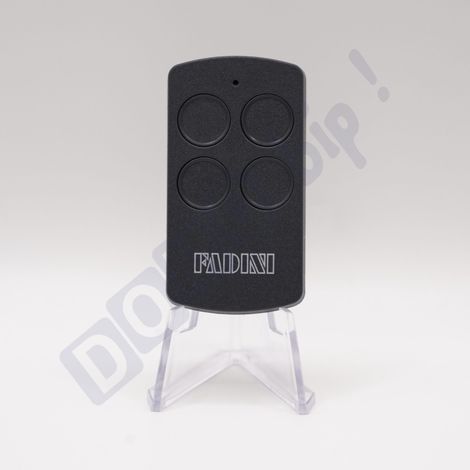 Télécommande FADINI DIVO 71 Gris Skyline - Fréquence 433.92 MHz - 4 Canaux - Rolling Code - Référence : 7113SL - Compatible Portails et Portes Motorisées