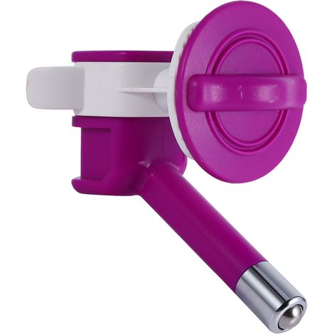 Distributeur d'eau pour chien et chat, abreuvoir à buse, alimentation intérieure pour la maison, fontaine à boire (violet) (1/5)