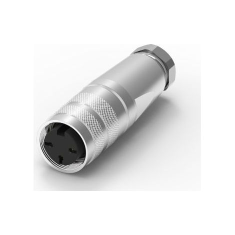 Connecteur DIN RS PRO, 3 contacts, Femelle, Montage sur câble, A souder M16 ( Prix pour 1 )