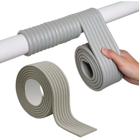 Isolation de tuyaux pour extérieur, manchon isolant en mousse (8 x 200 cm) (1/4)