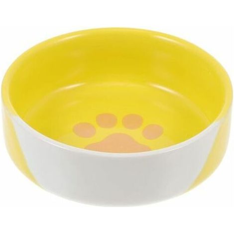 Céramique Chat Bol Mignon Chat Alimentaire Bols Chat Bols D' Empreinte De Patte Chat Alimentaire Distributeur Pet Feeder Bowlpet Réservoir D' Chat Bols pour La Nourriture
