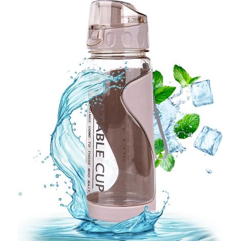 Bouteille d'eau ECARLA rose 600 ml BD02 (1/5)