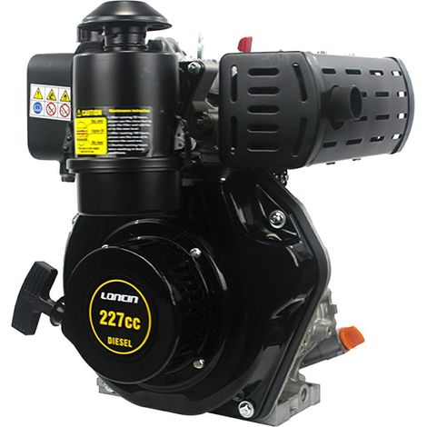 5 HP D230F Loncin Motore diesel Albero Conico 23 mm Lombardini Ruggerini ACME