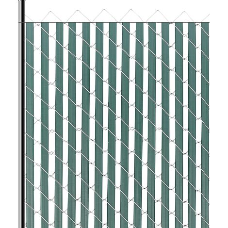 VEVOR Listelli per la Riservatezza con Bloccaggio Inferiore, Listelli Verticali a Doppia Parete con Bloccaggio Inferiore per Recinzione a Maglie di Catena in HDPE 1130 mm, Fattoria Verde