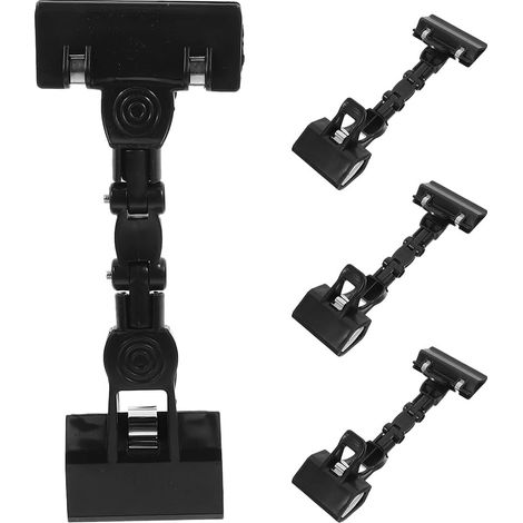Homoyoyo Porte-étiquettes double face réglable en 4 pièces pour