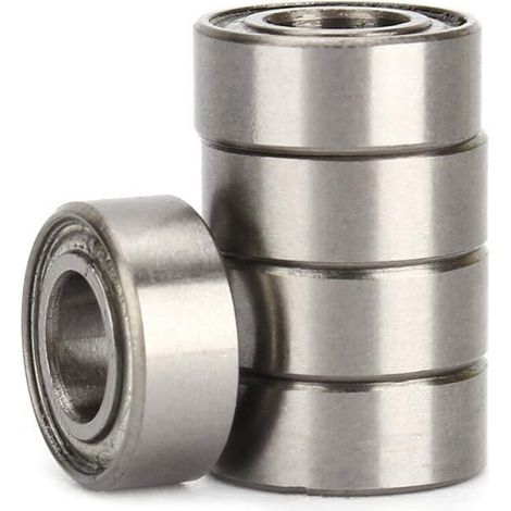 [NEVER USED] MR105ZZ Miniature Bearings, Mini Ball Bearings 5mm x 10mm x 4mm, High-Quality Steel, 10 Pieces for RC Cars, Helicopters, and Airplanes