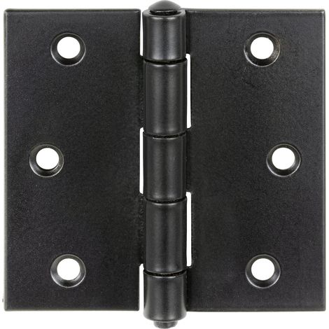Vormann Scharnier Stahl 7,5 x 7,5 cm schwarz