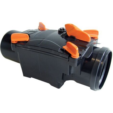 VALVOLA ANTIRIFLUSSO 2 PIATTELLI MASCHIO FEMMINA CON GUARNIZIONE A LABBRO  SERIE OTTIMA - Ø110  - NIC