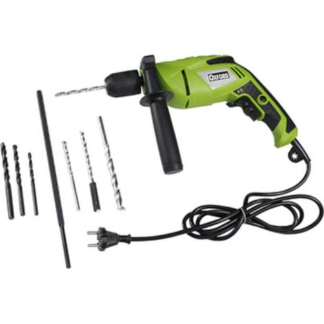 Trade Shop - Trapano Elettronico Elettrico A Percussione Mandrino 13 Mm In Valigia 710 Watt -