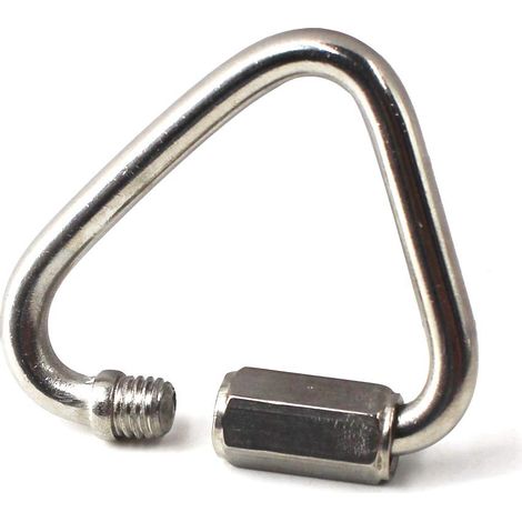 Moschettone triangolare in acciaio inossidabile Delta Quick Link 304 (1/3)