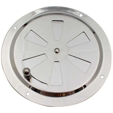 QORVA-Plaque de ventilation marine en acier inoxydable, ventilateur rond de 120mm, plaque de ventilation à pointes, plaque de ventilateur