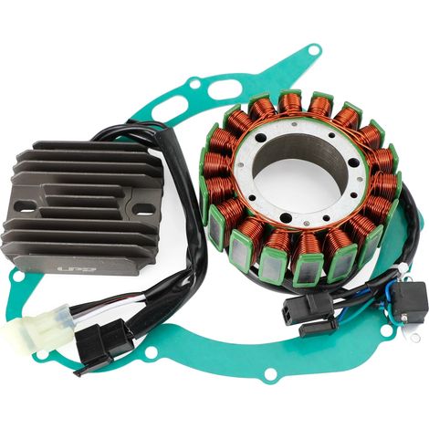 Estator de magneto, pieza de repuesto para Suzuki SV1000, rectificador de voltaje incluido, materiales de alta calidad, compatible con modelos 2003-2007, mayor durabilidad. (1/5)