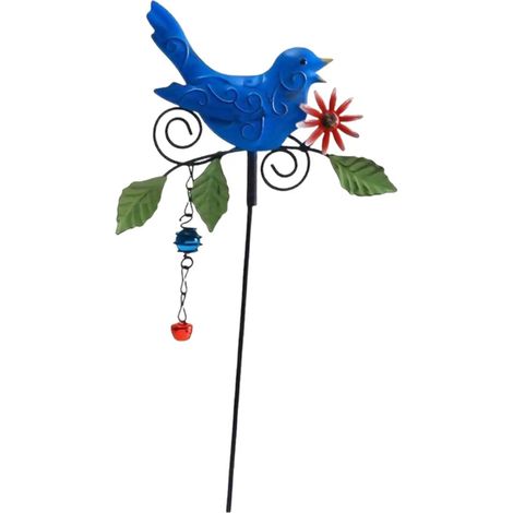 Piquet en mtal pour oiseaux pour jardin terrasse (1/5)