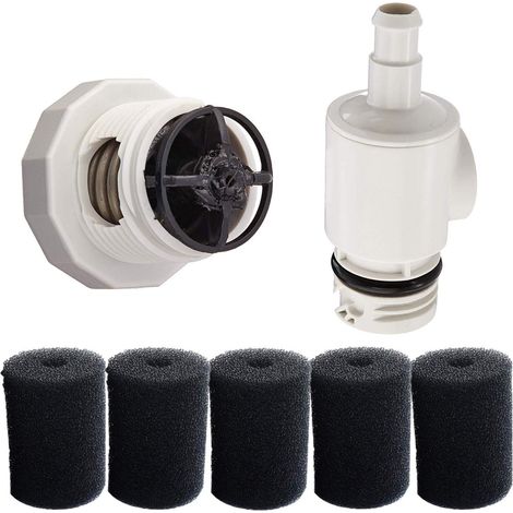 Kit De Raccordement Pour Robot Aspirateur De Piscine - Valve Régulateur De Pression 9-100-9002 - Adaptateur Rapide D29 - Purificateur De Tuyau Balai 9-100-3105 - Lot De 3 Pièces (1/4)