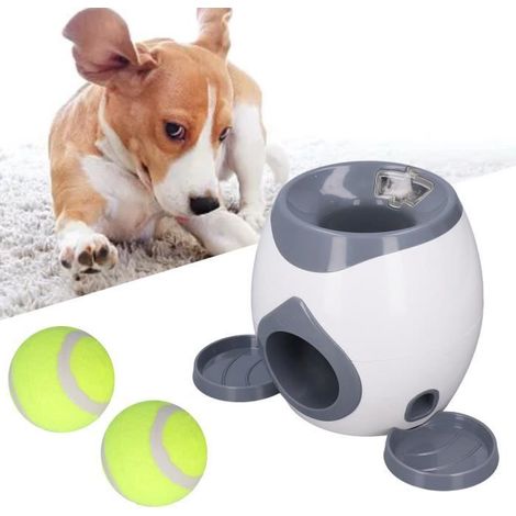 VINGVO Automatischer Ballwerfer – Sicheres Kunststoffmaterial – Inklusive 2 Tennisbällen – Geeignet für mittelgroße Hunde (1/4)