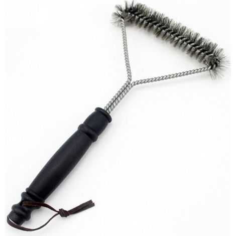 Kitchen accessories, barbecue kit, cleaning brush, stainless steel wire utensils, triangular cleaning brushes - AquaForge (1/4)