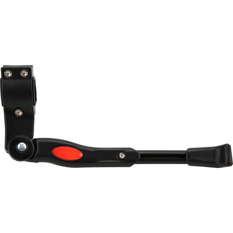 Support vélo mural ajustable en aluminium, patin antidérapant plastique durable pour fixation stable - Noir (1/5)