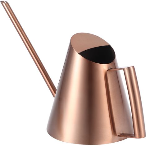 Arrosoir Pot d'Arrosage en Acier Inoxydable pour Jardin Plantes Vertes Fleurs Bronze S Capacité 400ml Design Ergonomique (1/5)