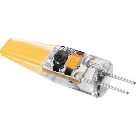 Ampoule LED G4 3W Dimmable COB AC/DC 12V, Lampe En Cristal De Silicone 3000K 38MM (1/5)