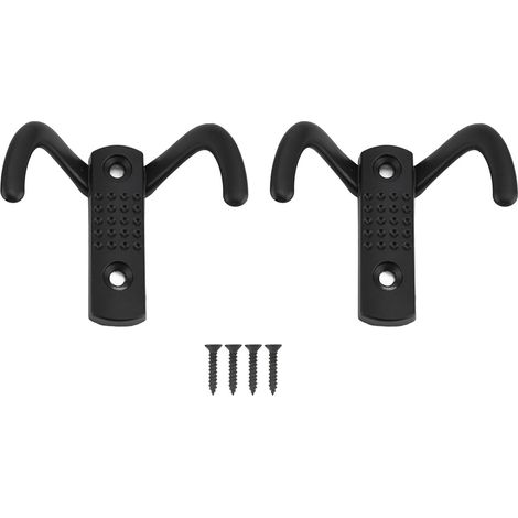 6 Pcs Double Prong Hook Wall Mounted Zinc Alloy Heavy Duty Dual Prong Hook for Coat Robe Scarf Towel Key Hat (1/5)