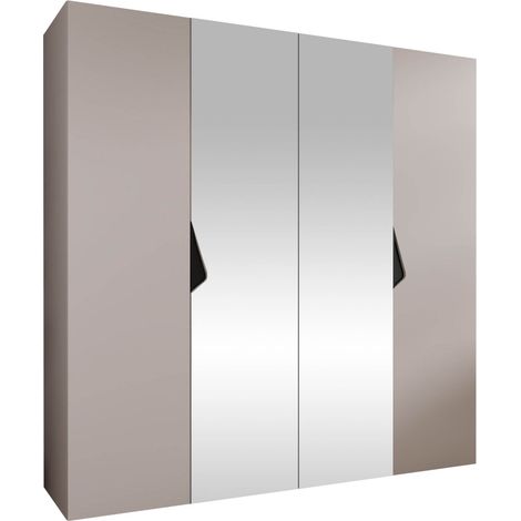 Armoire Hartford 625, Cachemire, 202x200x52cm, Portes d'armoire: Avec des charnières, Nombre d'étagères: 0 (1/5)