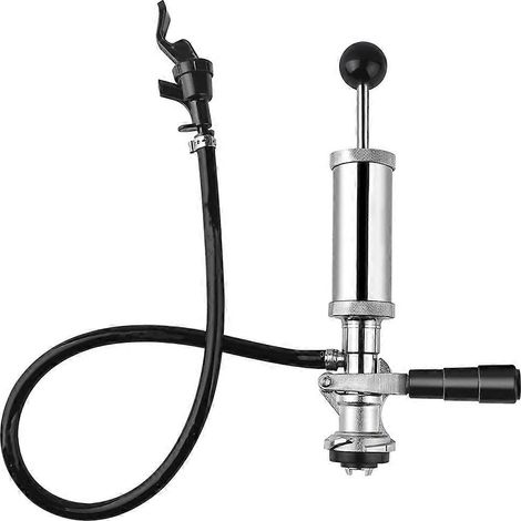 Keg Party Pump Bierpumpe, DIY-System, 10 cm (4 Zoll) Chrompumpe mit Zapfhahn, für amerikanische Bierfässer (Molson, Busch, Miller). (1/5)