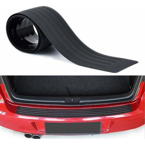 - Protection de pare-chocs arrière universelle en caoutchouc noir, anti-rayures, pour coffre de voiture, SUV (104 cm) (1/4)