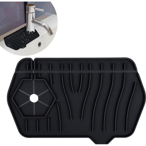 Tapis de robinet en silicone - Coussinet d'égouttage - Tapis d'évier - Accessoires de cuisine - Accessoires de cuisine (1/3)