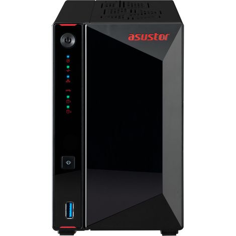 Asustor AS5402T server NAS e di archiviazione Intel® Celeron® N5105 4 GB DDR4 0 TB ADM Nero (1/4)