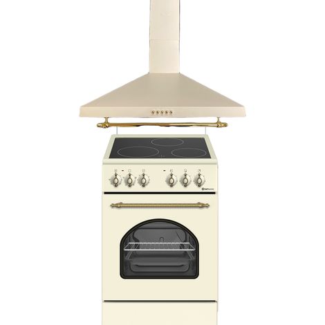 SOLTHERMIC COMBO PACK COCINA VTC CREMA RÚSTICA 50X50 + CAMPANA H60P CREMA
