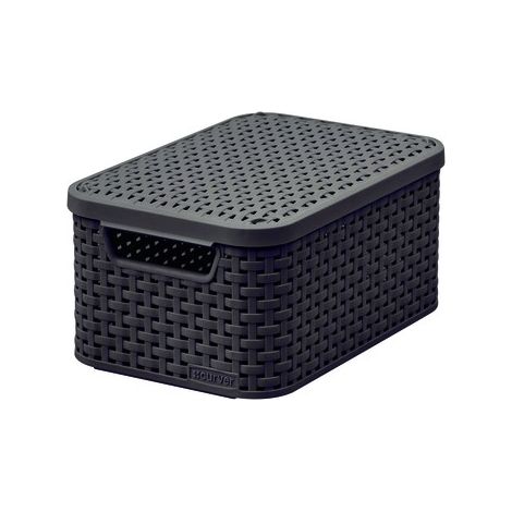Box Curver Style S 6L s víkem tmavě hnědý