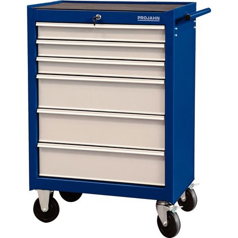 Projahn Bestückter Werkstattwagen STAR mit 6 Schubladen 148-tlg. (ehemals ECOBlue) (1/5)